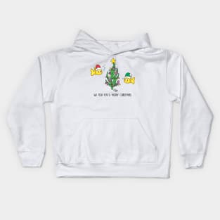 We Fish You A Merry Christmas Kids Hoodie